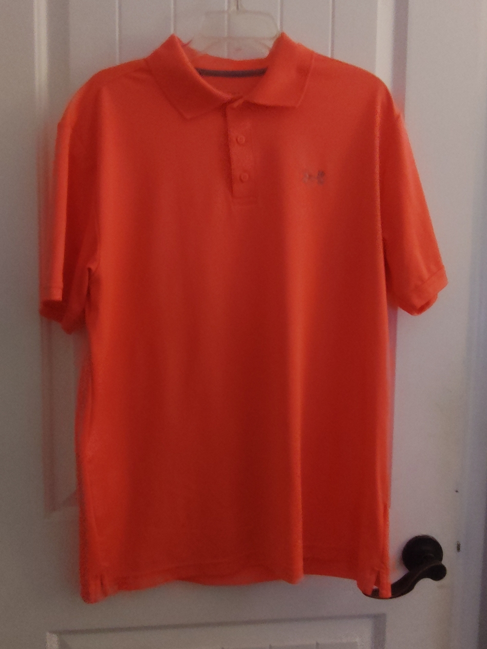 Under Armour Bright Orange Short-Sleeve Polo